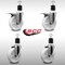 Service Caster 5'' SS Nylon Swivel 1-7/8'' Expanding Stem Caster Set 2 Total Lock Brakes, 4PK SCC-SSEXTTL20S514-NYS-2-S-2-178 - alternate 5